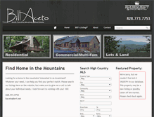 Tablet Screenshot of billacetoncrealestate.com